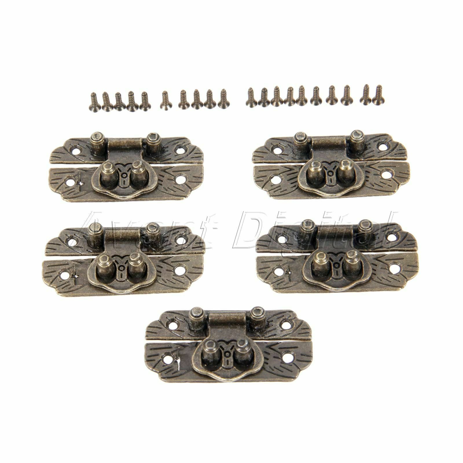 Furniture Hardware Retro Wooden Wine Box Buckle Hasp Zinc Alloy Padlock Latch 5X
