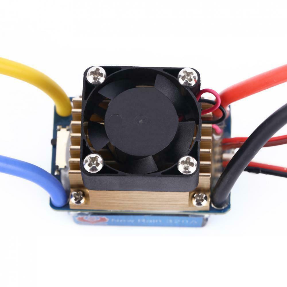 Waterproof ESC 320A 3S with Fan 5V 3A BEC T-Plug for 1/10 RC Car