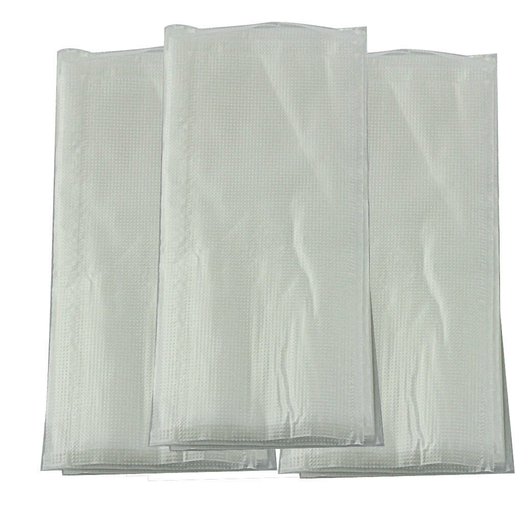 4X 50pcs PVA Bag Fishing Tackle Carp Bait Dissolving Bags Pouch Sack  12x6cm