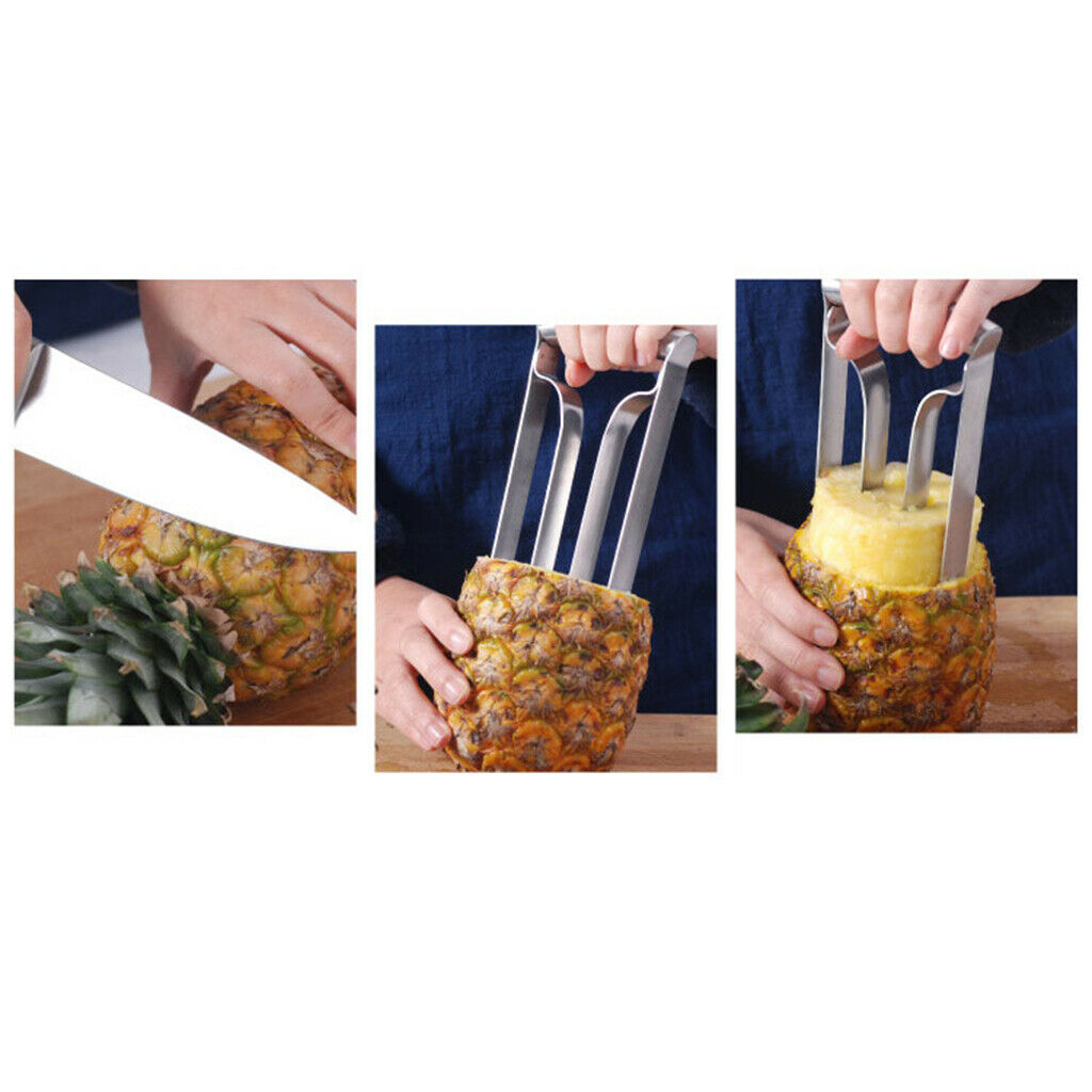Practical Kitchen Tool Stainless Steel Fruit   Corer Slicer Cutter