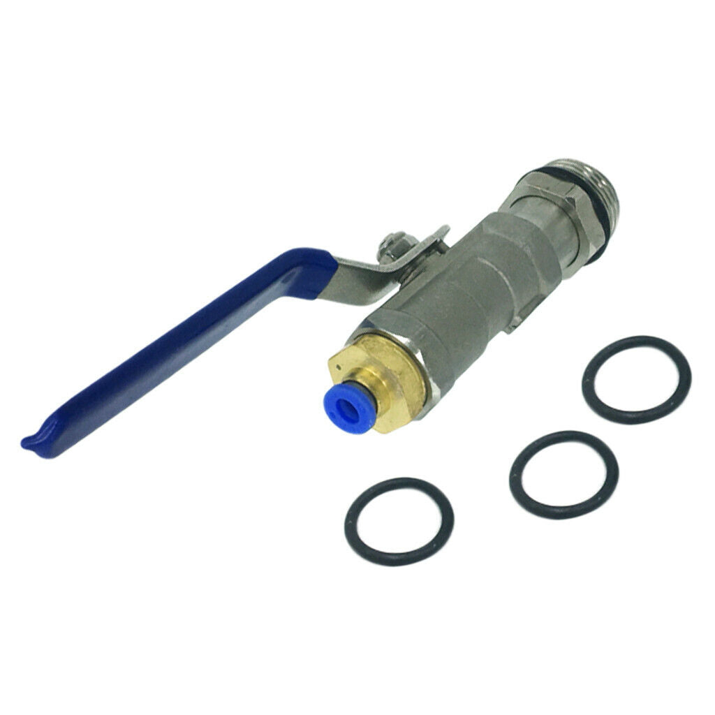 200L Iron Barrel Inflation Pressure Valve Stainless Steel One-piece Valve