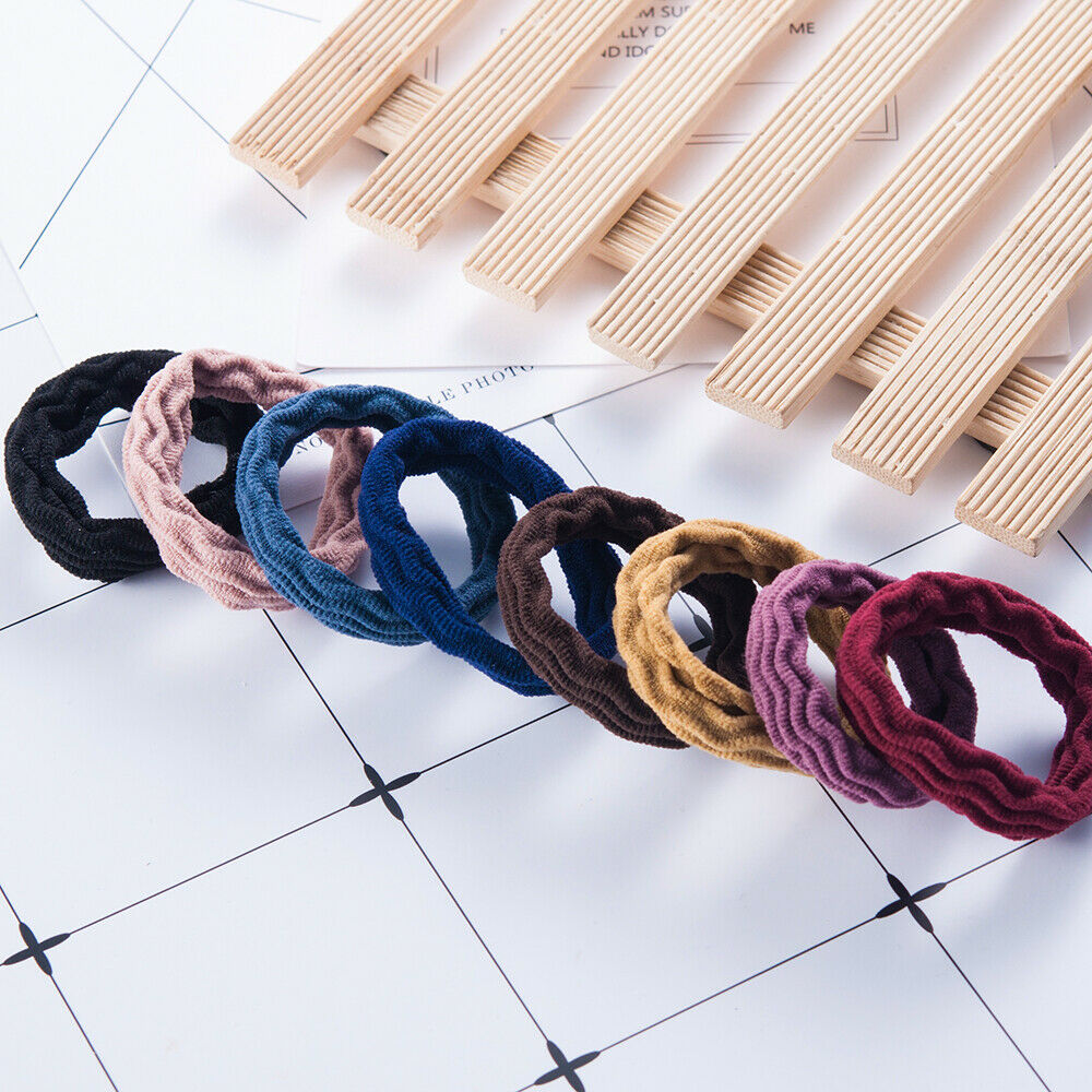 5Pcs/set Girl Elastic Rubber Hair Ties Band Rope Ponytail Holder Resilience