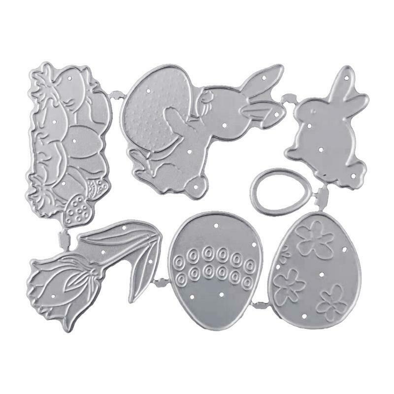Bunny Eggs Metal Cutting Dies Stencil DIY Scrapbooking Album Paper Card Template
