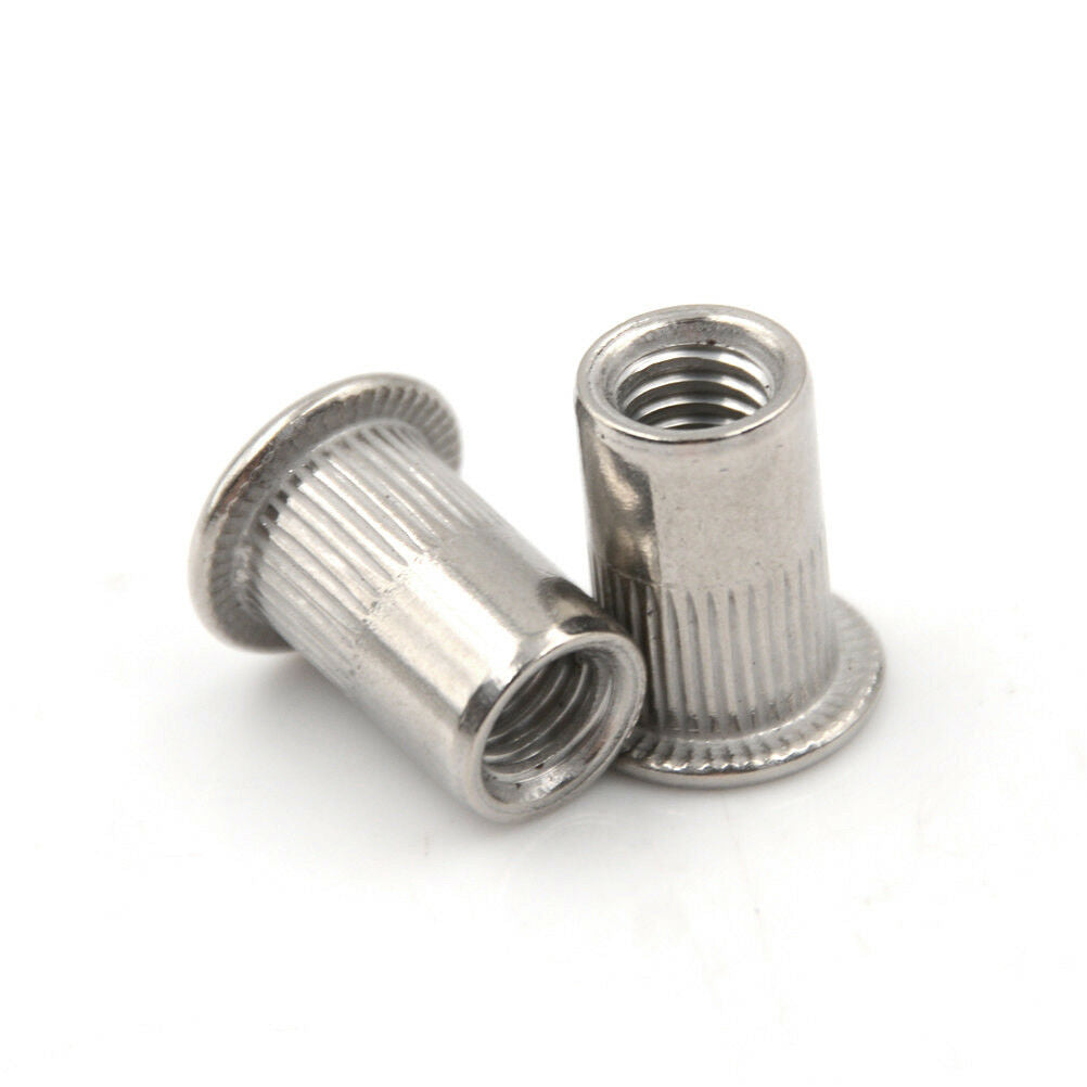 10 Pcs 304 Stainless Steel Rivet Nut Rivnut Insert Nutsert M6x15m.l8