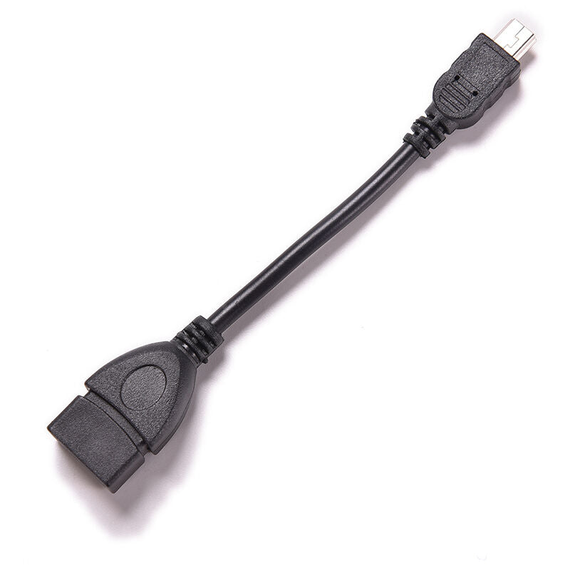 Mini 5pin Male to USB 2.0 Type A Female OTG Host Adapter Short Cable 10cm AU22DD