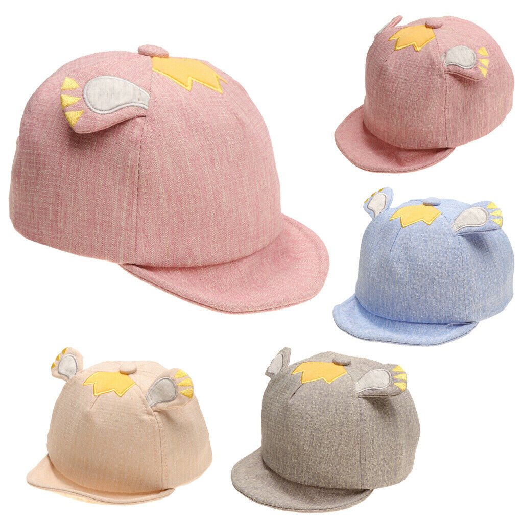 Baby Boys Girls Children Infant Hat Peaked Hats Beret Kids   Pink