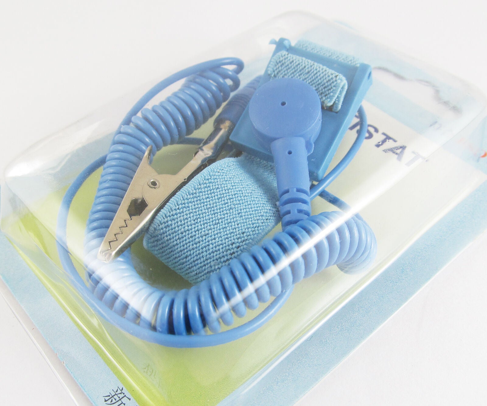 10pcs Anti Static Antistatic ESD Adjustable Wrist Strap Band Grounding Wire Blue