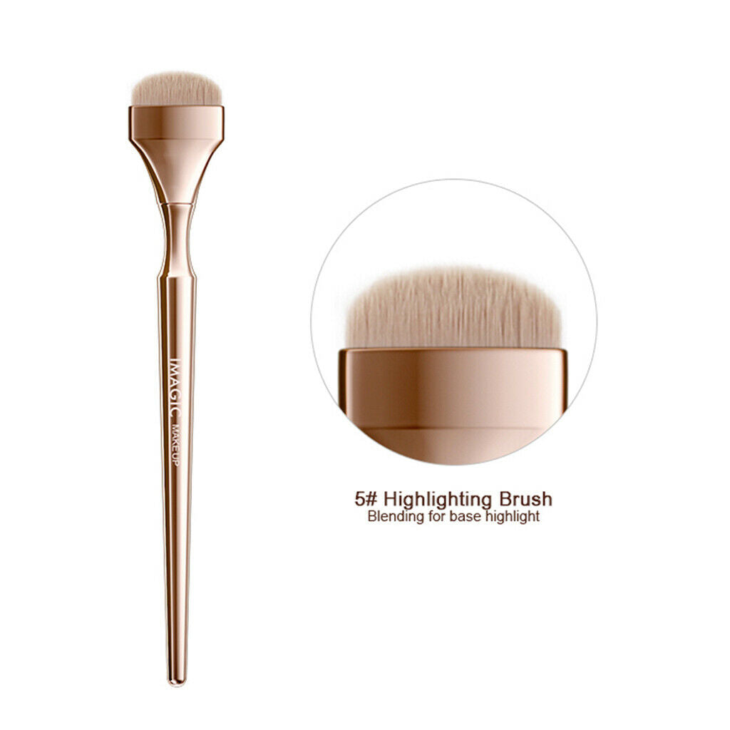 Lots 9 Makeup Brushes Set Liquid Blending Nose Eye Buffing Stippling Brush