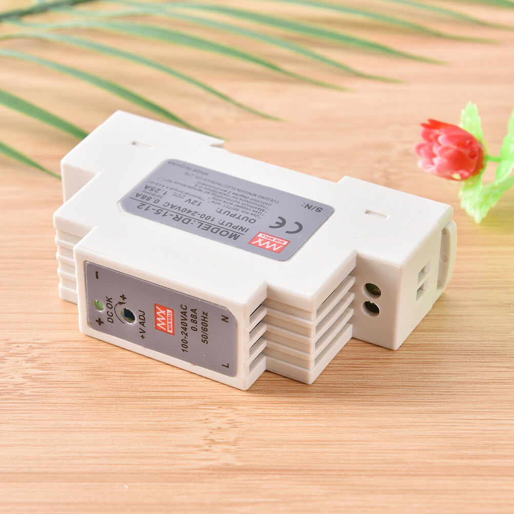 15W 12V MINI DIN Rail Switching Power Supply DR-15-12 LSE Power Supply Units BDA