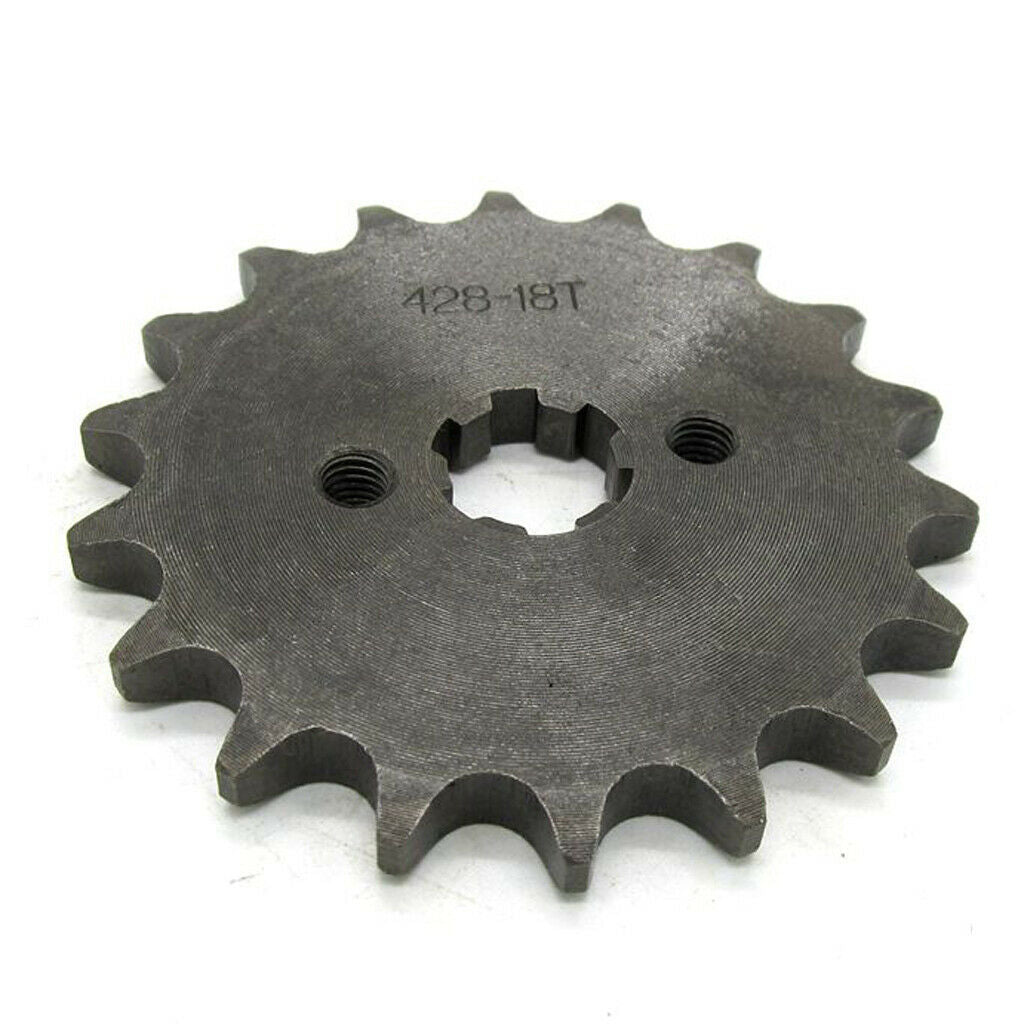 18T Teeth 17mm 428 Chain Front Sprocket Cog for Pit Quad Dirt Bike