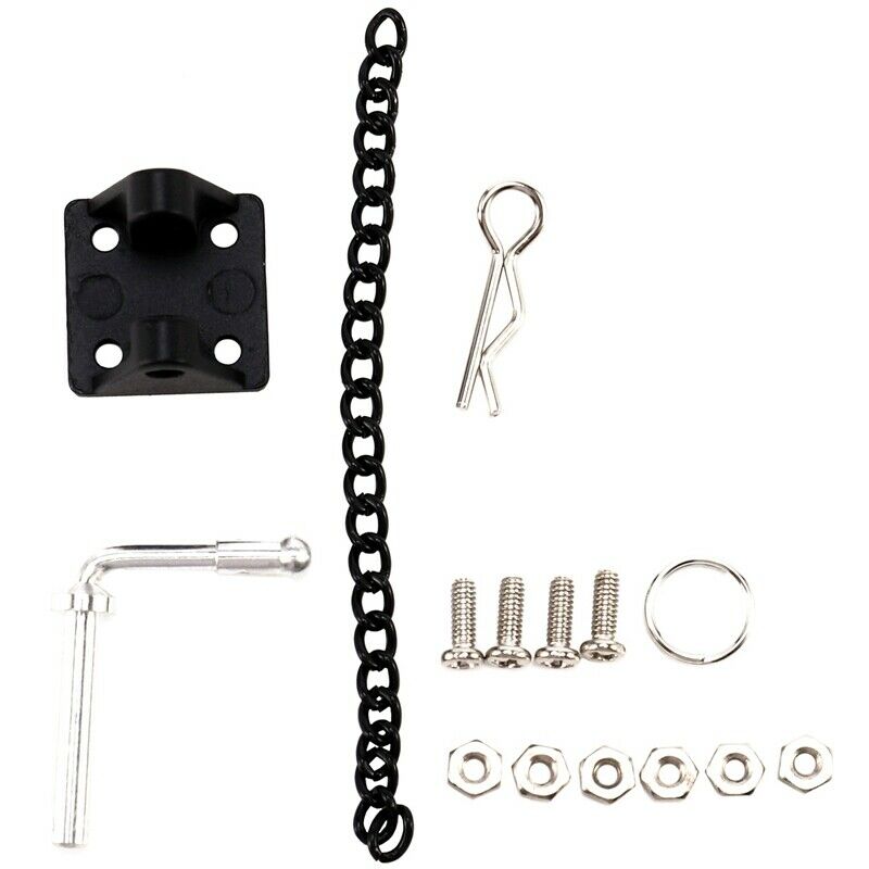 1/10 Rc Rock Cler Metal Tow Shackle Trailer Hook For Axial Scx10 90046 Tamiya B2