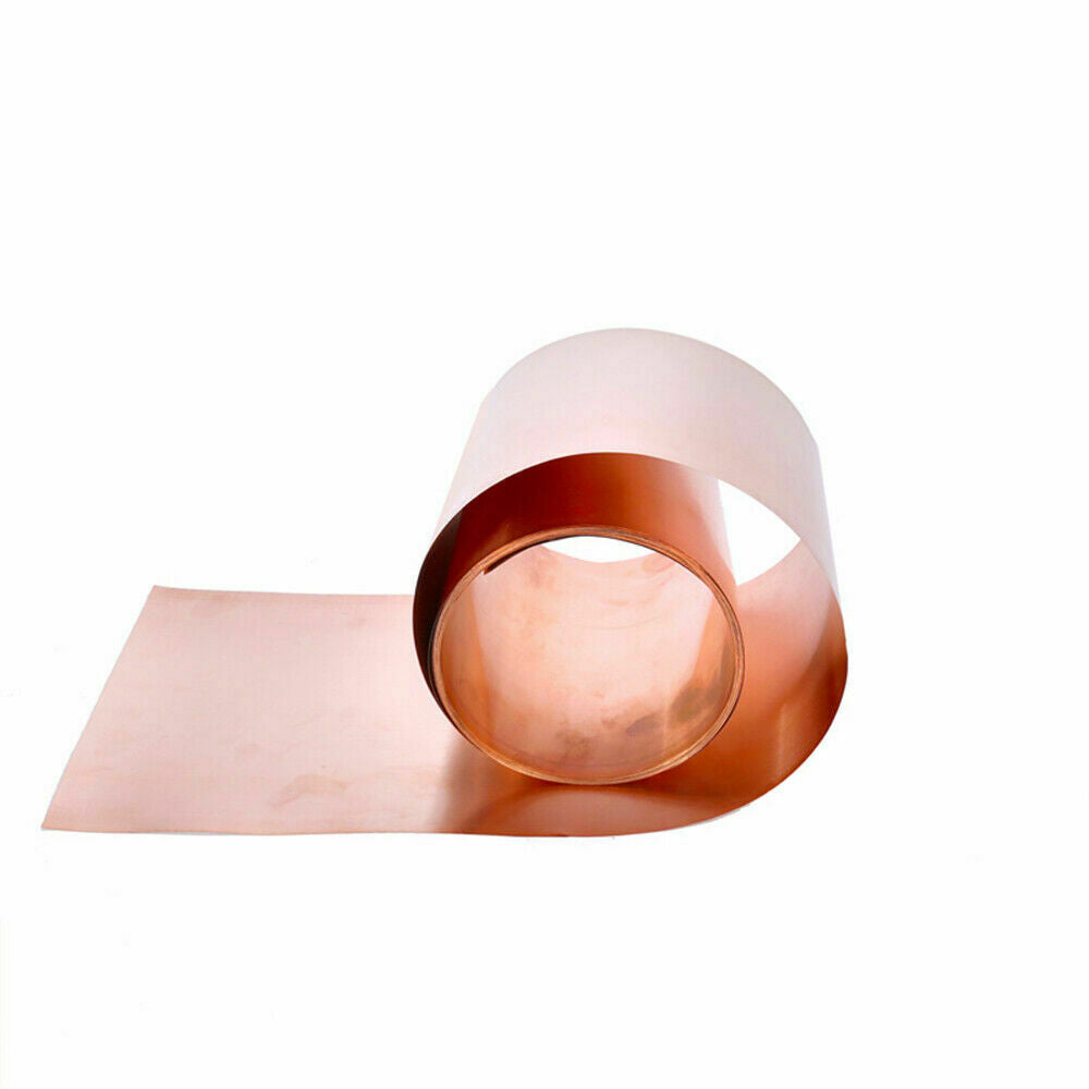 1PC 0.1 x 10 x 1000mm 99.9% Pure Copper T2 Cu Metal Sheet Foil Plate Strip