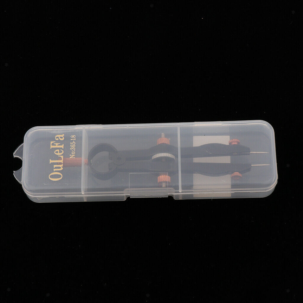Steel Stationery Spring Bow Dividers Compass 1.89 inch Max Opening