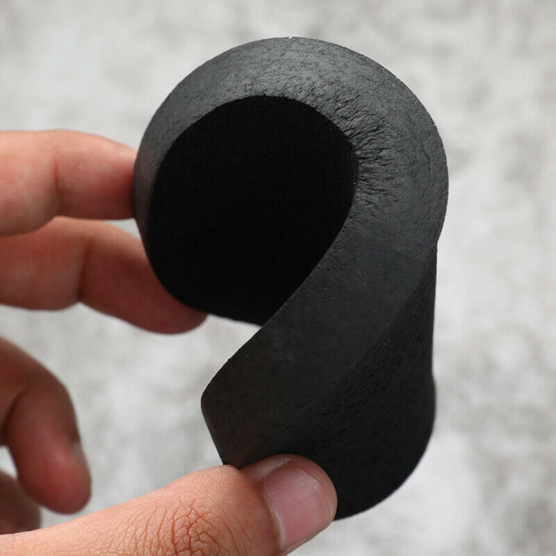 Black Bamboo Charcoal Face Clean Sponge Wood Fiber Face Wash Makeup P Kt