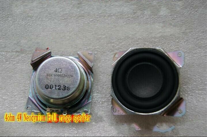 2pcs 36MM 4Ω 4W Full-range speaker Neodymium Loudspeaker HiFi Audio Parts