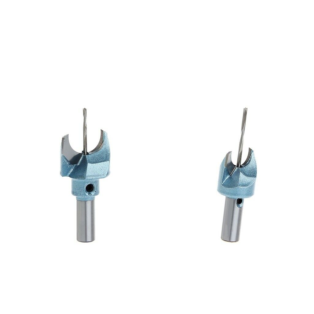 2 Pieces Rigid Tungsten Steel Alloy Buddha Beads Dirll Bit Woodworking Router