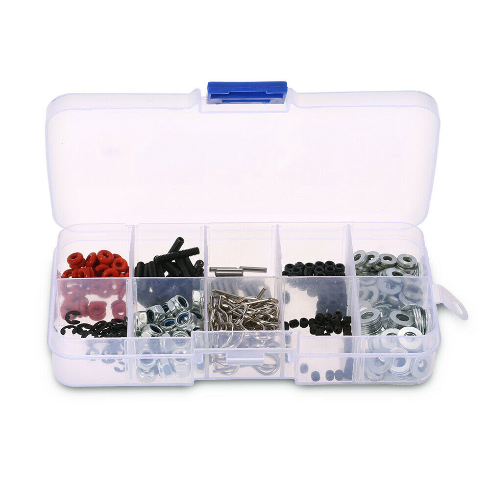 Set/340pcs Assorted RC Screws Tool Set for RC Car Kit HSP Axial Replacement