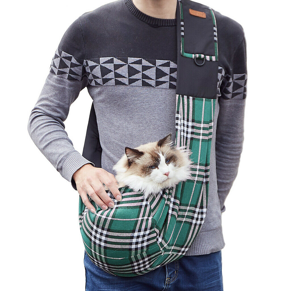 Pet Carrier for Small and Medium Dogs Cat Pet Sling Purse Front Pack green