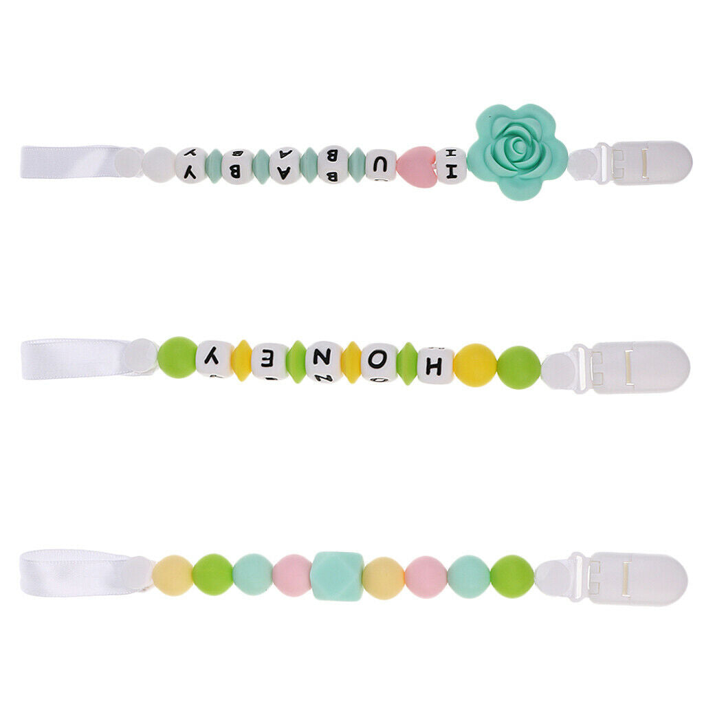 Kids Chain Clip Holders Dummy Pacifier Soother Nipple Strap 24cm Style 1