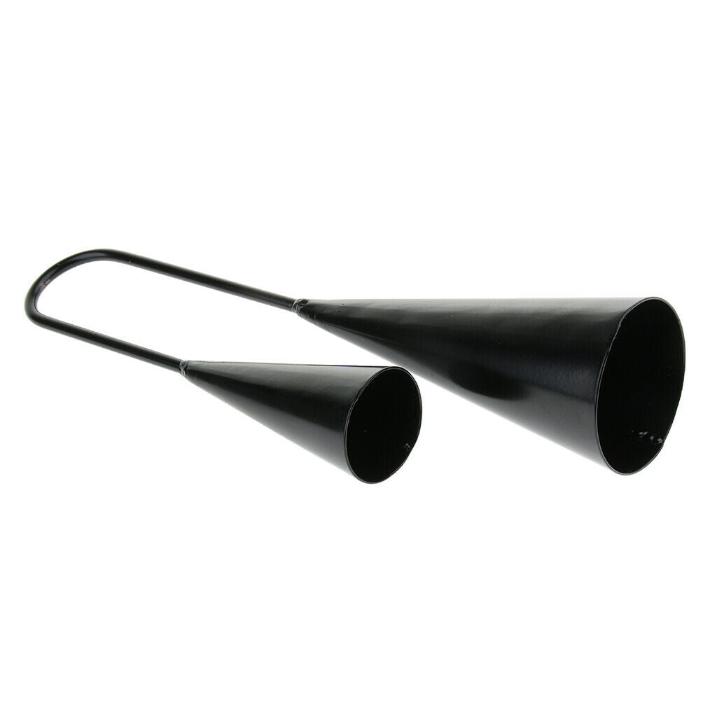 1 Piece Double Tone Metal Bell Cowbell Cow Bell Percussion Instrument