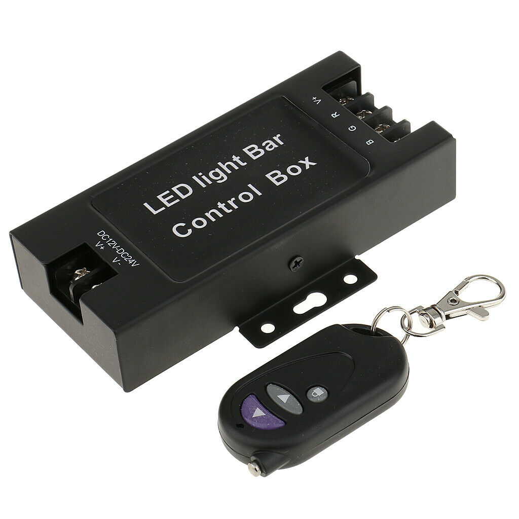 2in1 Flash Strobe Flasher Controller Remote For LED Brake Stop Work Light