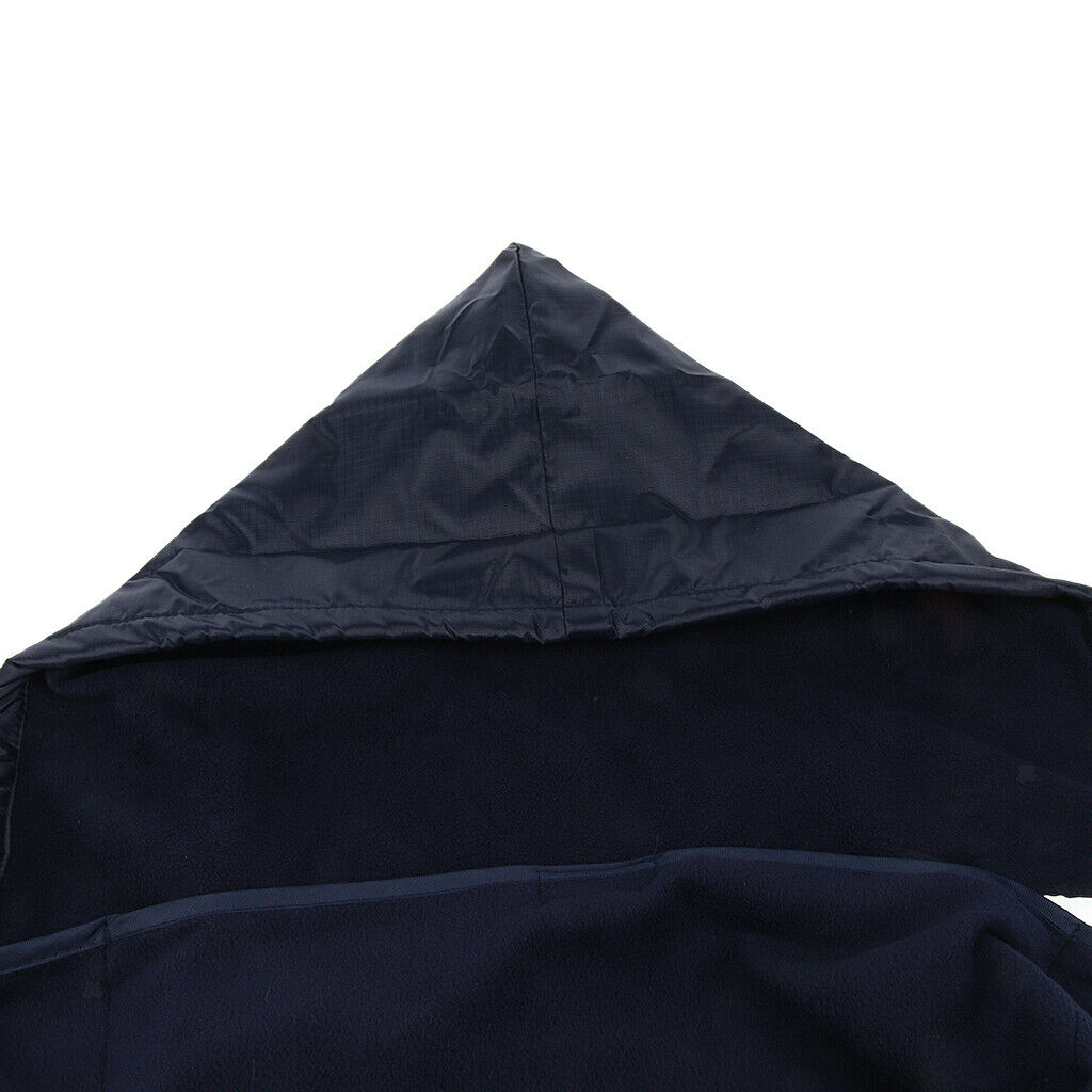 Travel Camping Sleeping Bag Liner Blanket Quilt Mat Rain Cape Navy Blue