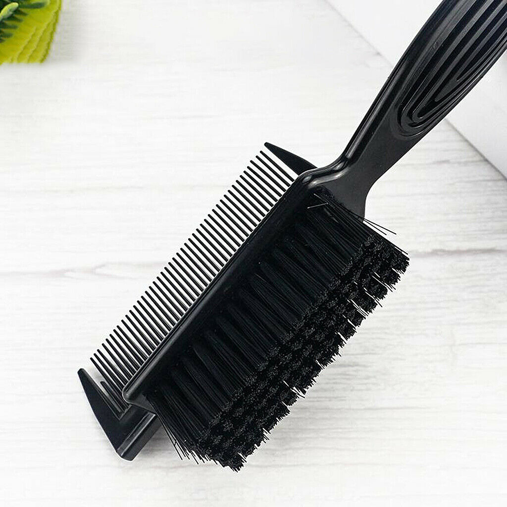 Multifunction 2-in-1 Face Duster Brushes Barber Hair Comb Styling Tools