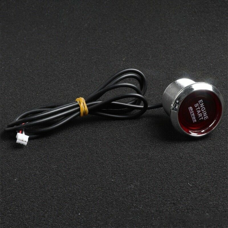Push Start Button LED Illumination Auto Cool Keyless Entry Car Engine IgnitionA3