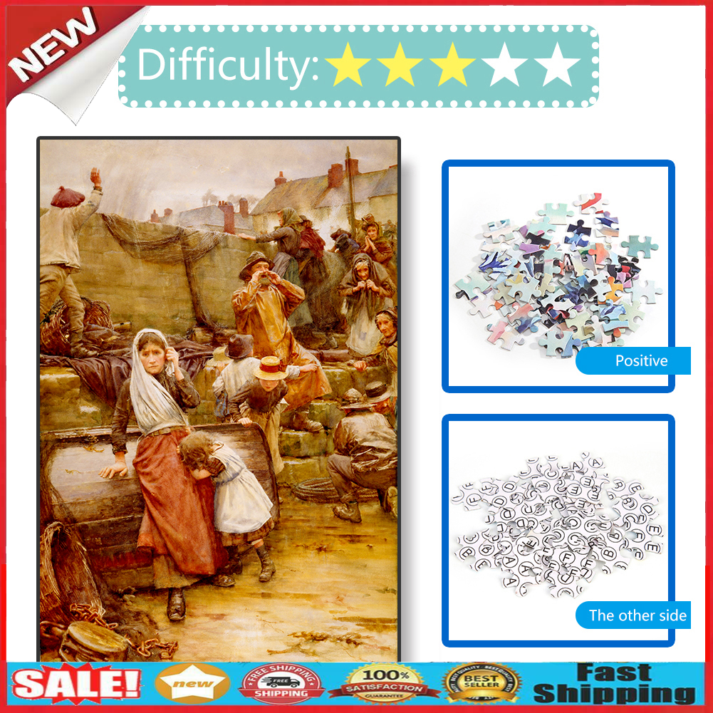 1000pcs DIY Old Times Life Puzzle Educational Learning Assembling Toys Gift @