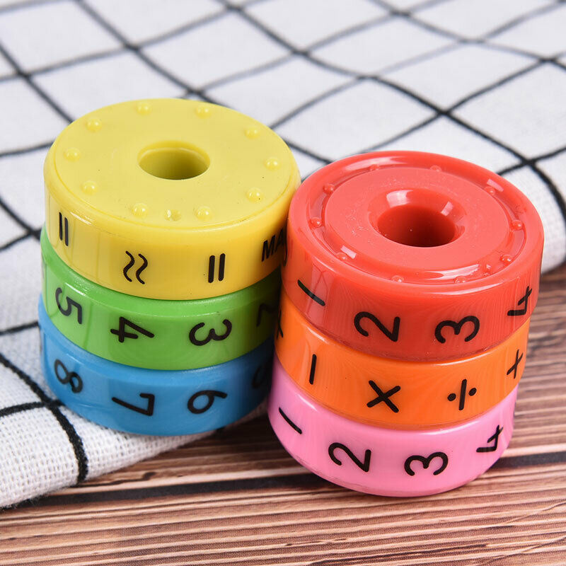 Magnetic Kids Educational Math Numbers DIY Assembling Plastic Toys For Ch.l8
