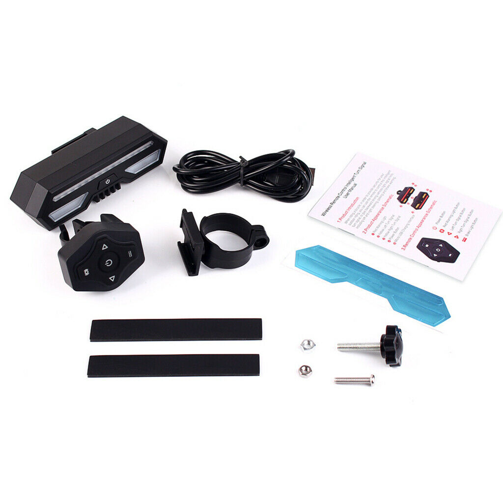 Waterproof Rechargeable Bike Light Set,  85 Lumen Bright Tail Lights, 5 Modes