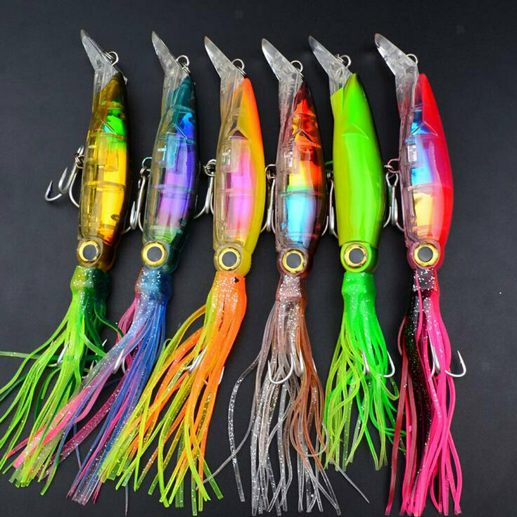 2pcs Squid Fishing Lure Artificial Bait Octopus Lure Fishing Skirts Lures very