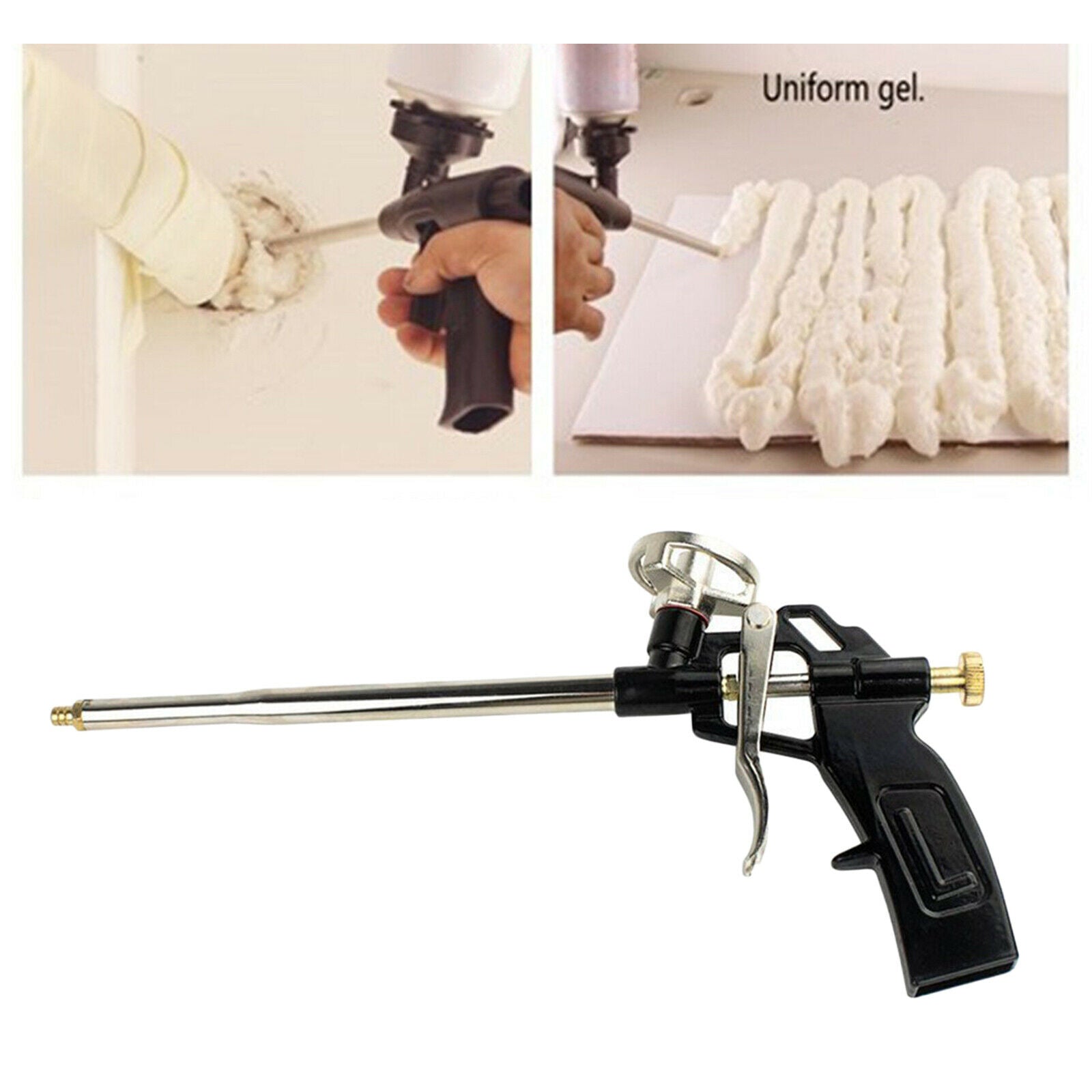 Insulating Foam Dispensing Gun Heavy Duty Spray Application Filling Office