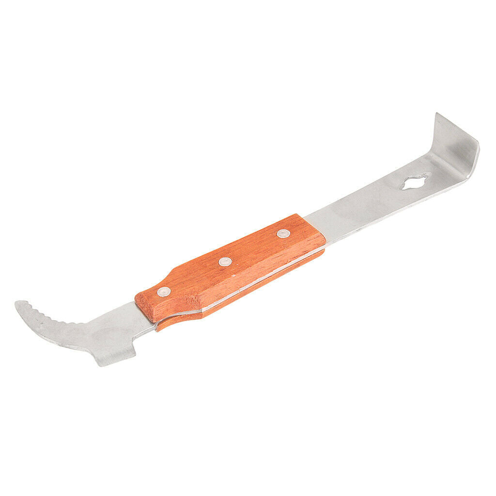 Multi-function Heavy Stainless Steel Bee Keeper  Scraper Beekeeping Tool