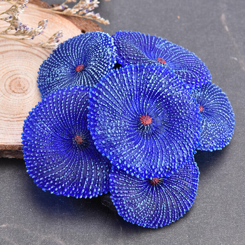 Sea Plant Ornament Blue Artificial Coral Plant Ornament For Aquarium Dec.l8