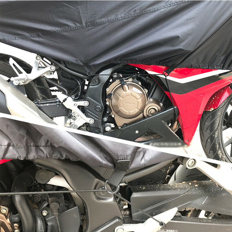 Motorcycle Bike Cover Rain Dust UV Waterproof Protector Outdoor 210DOxford Cloth