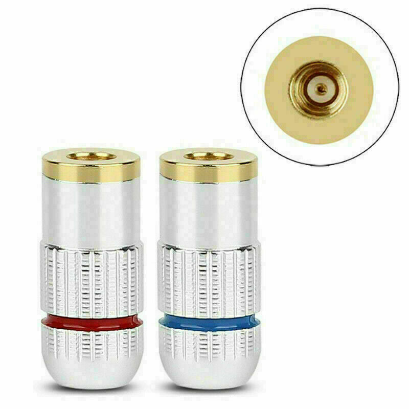 5X MMCX Female Earphone Cable Wire Connector For UE900 SE535 SE215 W20 Chrome CA