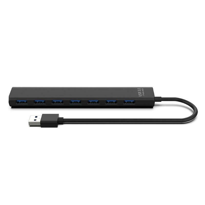 USB 3.0 Hub 7 Port Supports Simultaneous Use of 7 USB Ports Connect USB Devices