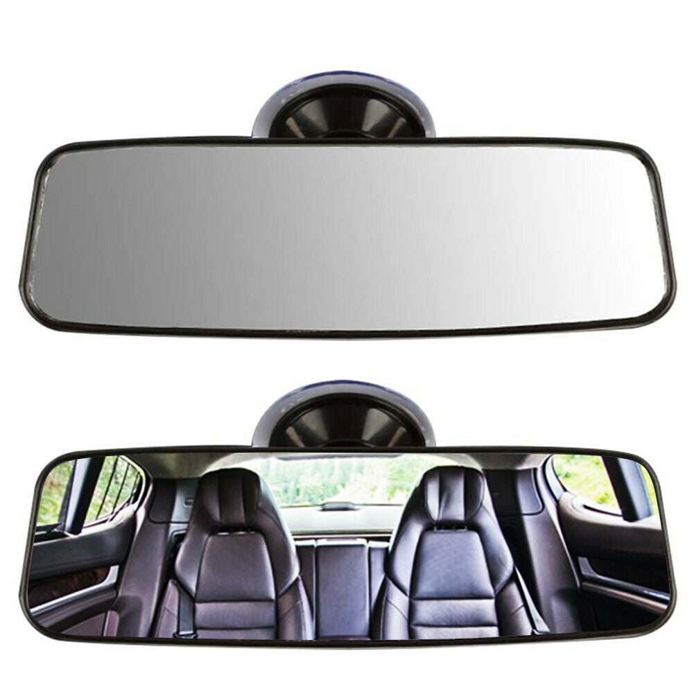 Universal Car Rear View Mirror Suction Cup SUV Truck Rearview Mirror w/ Suction