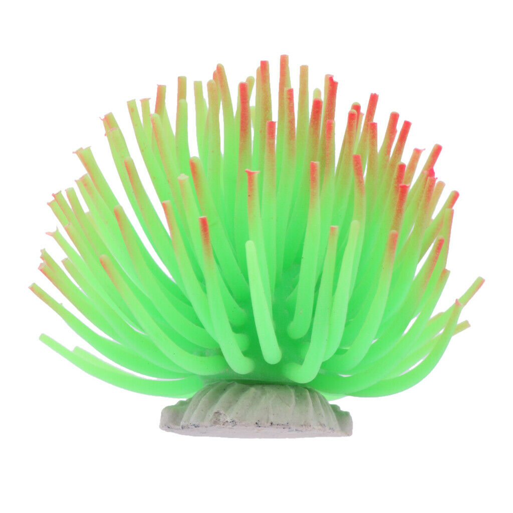 Aquarium Fish Tank Landscape Silicone Artificial Coral Ornaments Decor #2