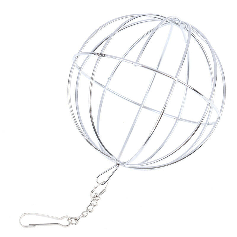 Pet Supplies Hay Manger Food Ball Stainless Steel Plating Grass Rack Ball