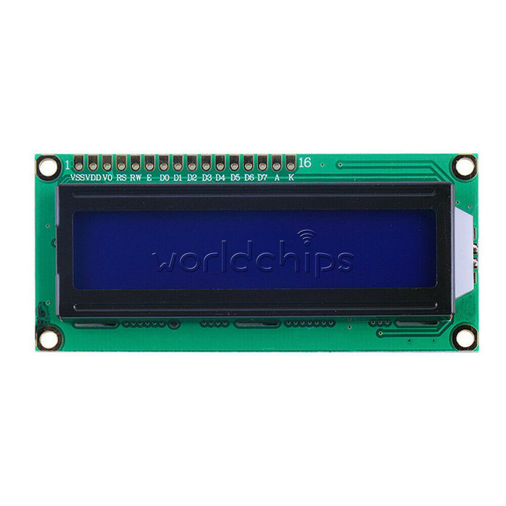 10Pcs DC 5V 1602 16x2 HD44780 Character LCD Display Module LCD blue blacklight