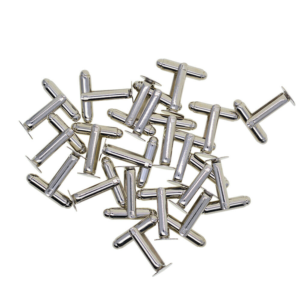 20 Pcs Blank Round Cuff Link Settings Bases Pads Setting Cuff Links Findings