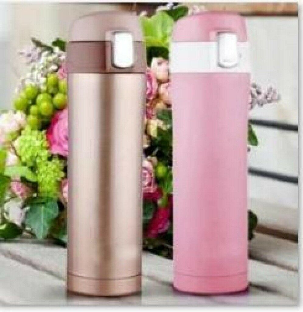 Travel Thermos Mug Tea Coffee Stainless Steel Vacuum Flask Water Bottle Cup