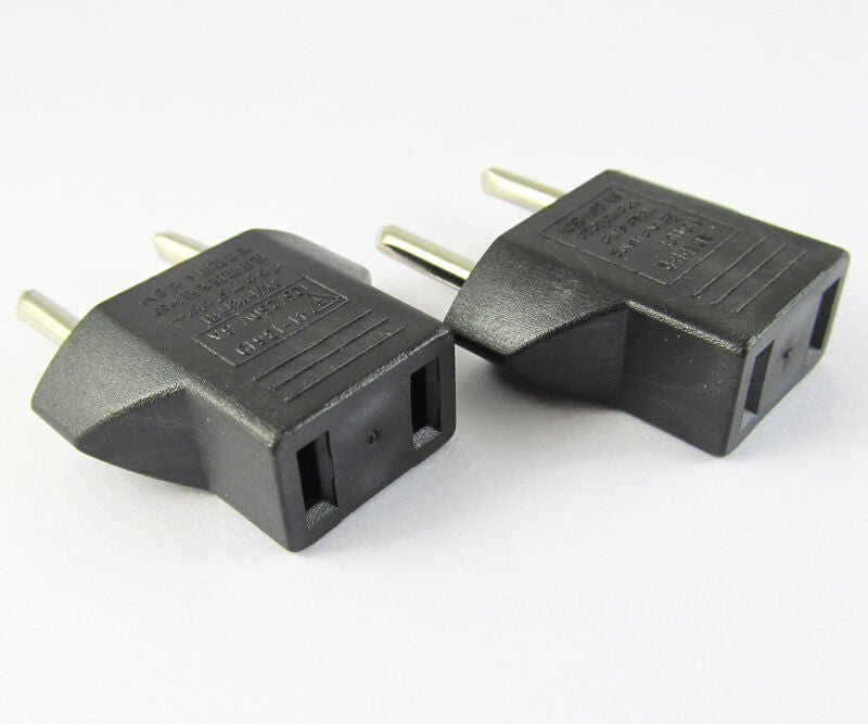 10pcs Travel Charger Wall AC Power Plug Adapter Converter US Jack to EU Plug new