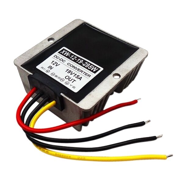 12V Step Up to 19V  285W Power Supply Waterproof DC/DC Voltage Converter Adapter