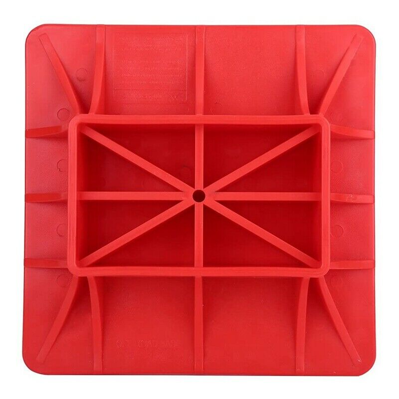 Red Modified Reinforced Jack Off-Road Base Lifting Jack Surface Pad to AlleviaX9