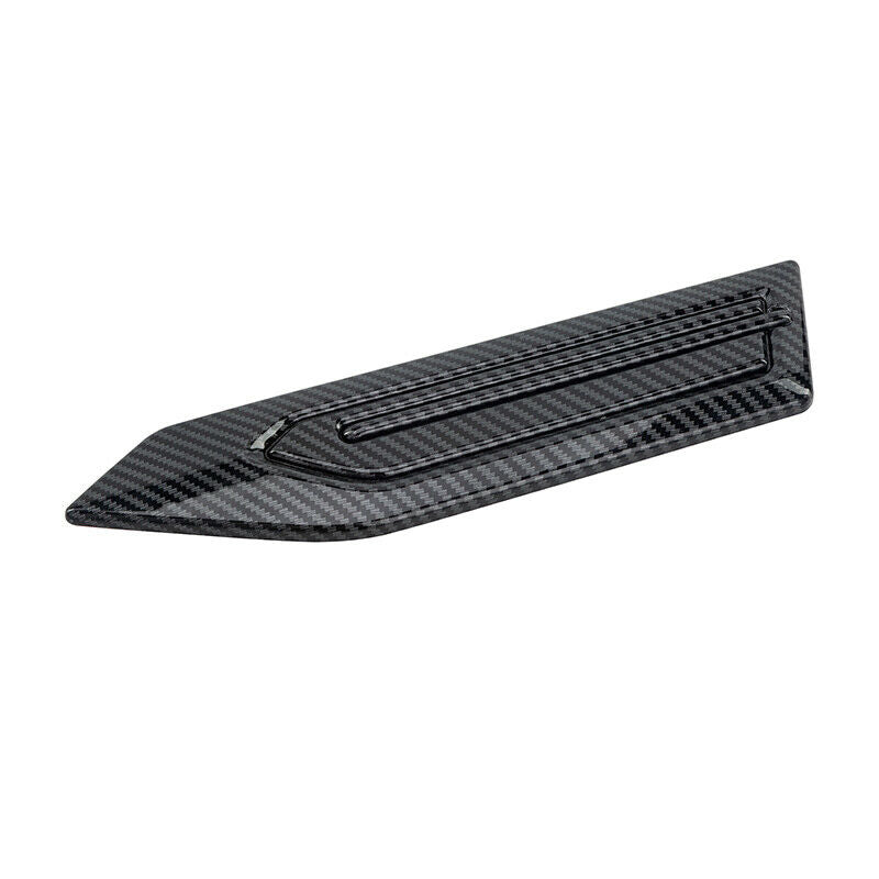 2Pcs Carbon Fiber Car Door Side Fender Air Flow Intake Vent Decorative Stickers