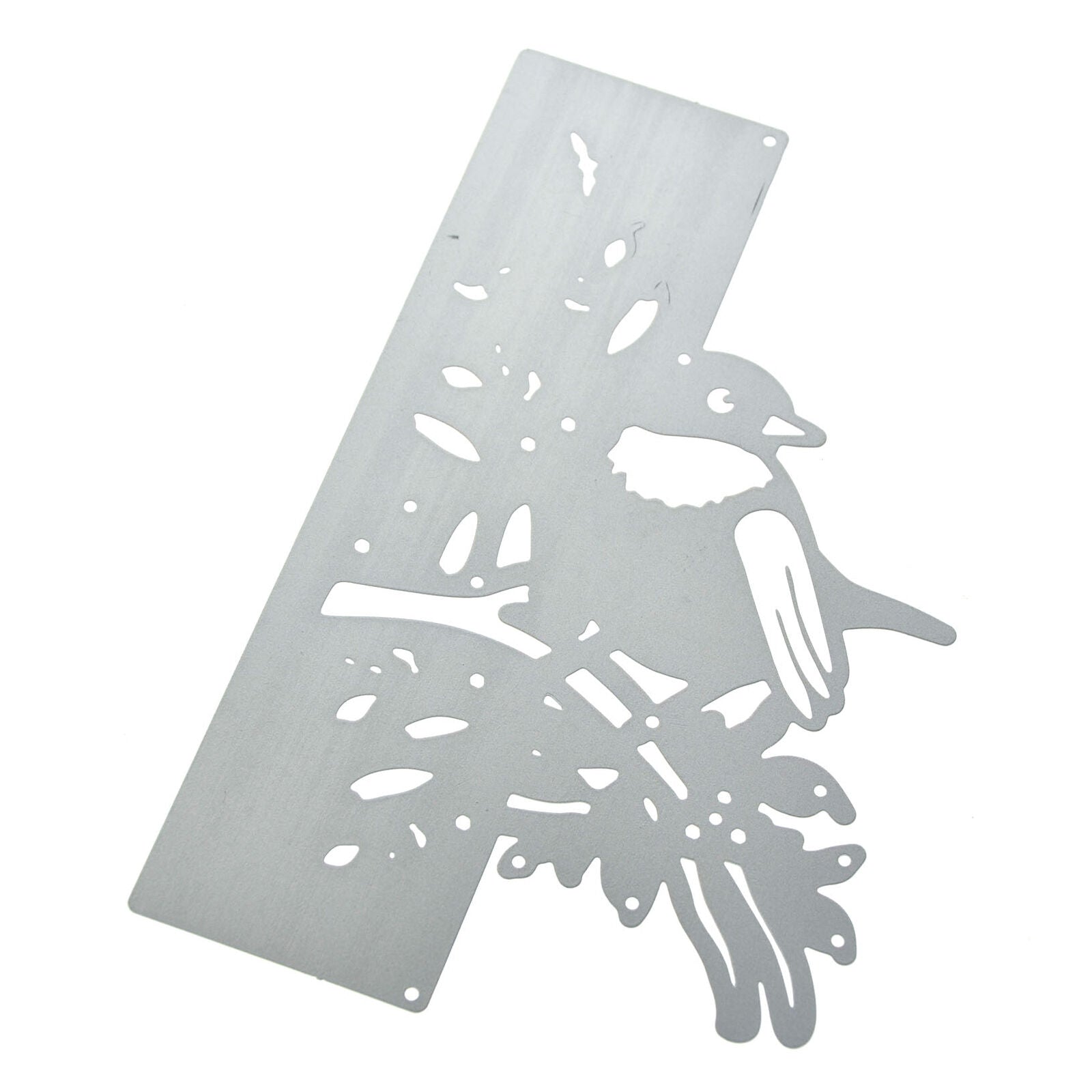 Punching Template Bird Branch Wedding Christmas Birthday Card Album Diary