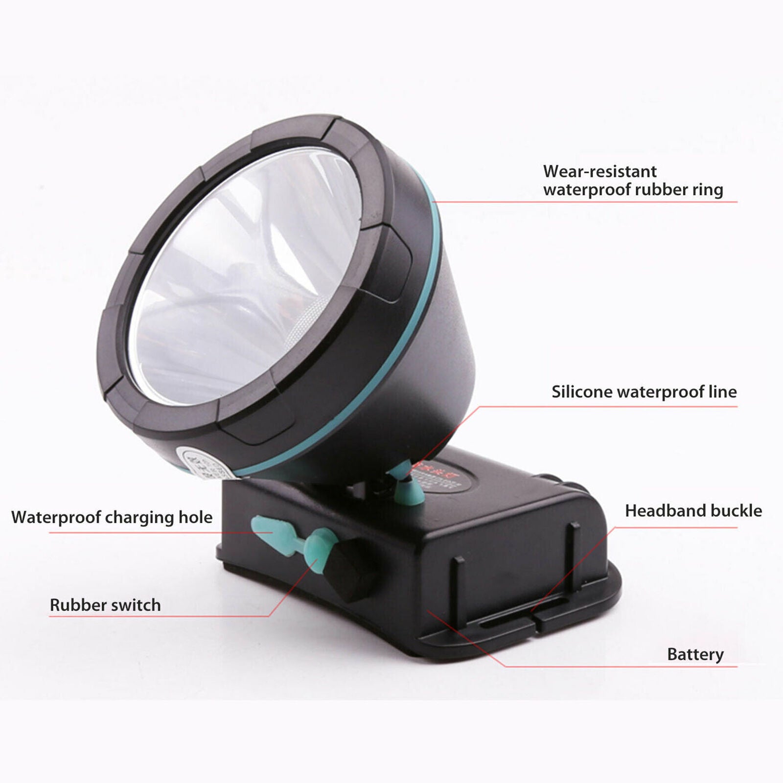 Rechargeable Camping Fish Super Bright T6 LED Headlamp Headlight Head Torch Lamp